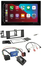 ESX 2DIN DAB USB Lenkrad Bluetooth Autoradio für BMW 5er E39 96-04 Aktivsystem