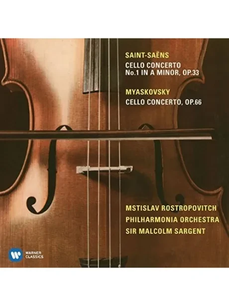 MSTISLAV ROSTROPOVICH - Miaskovsky: Cello Concerto, Op. 66. Saint-Saens: Cello Concerto No. 1, Op. 33 (CD)