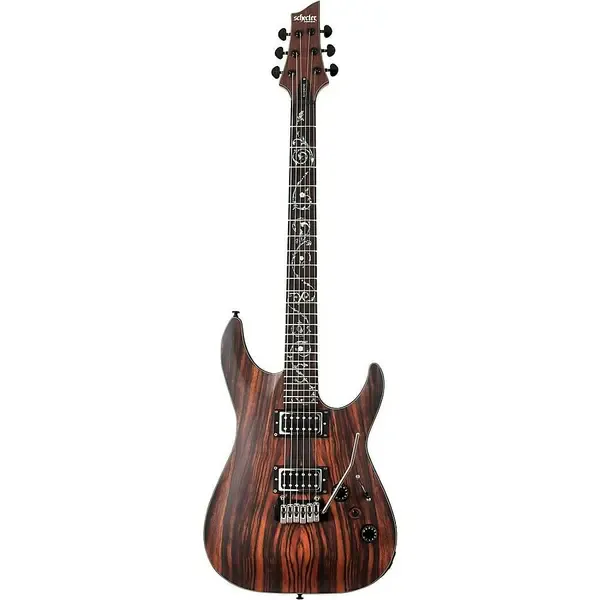 Электрогитара Schecter C-1 Exotic Tremolo Ebony FB Natural