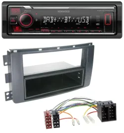 Kenwood MP3 Bluetooth USB DAB Autoradio für Smart ForFour 454 ForTwo 451 ISO