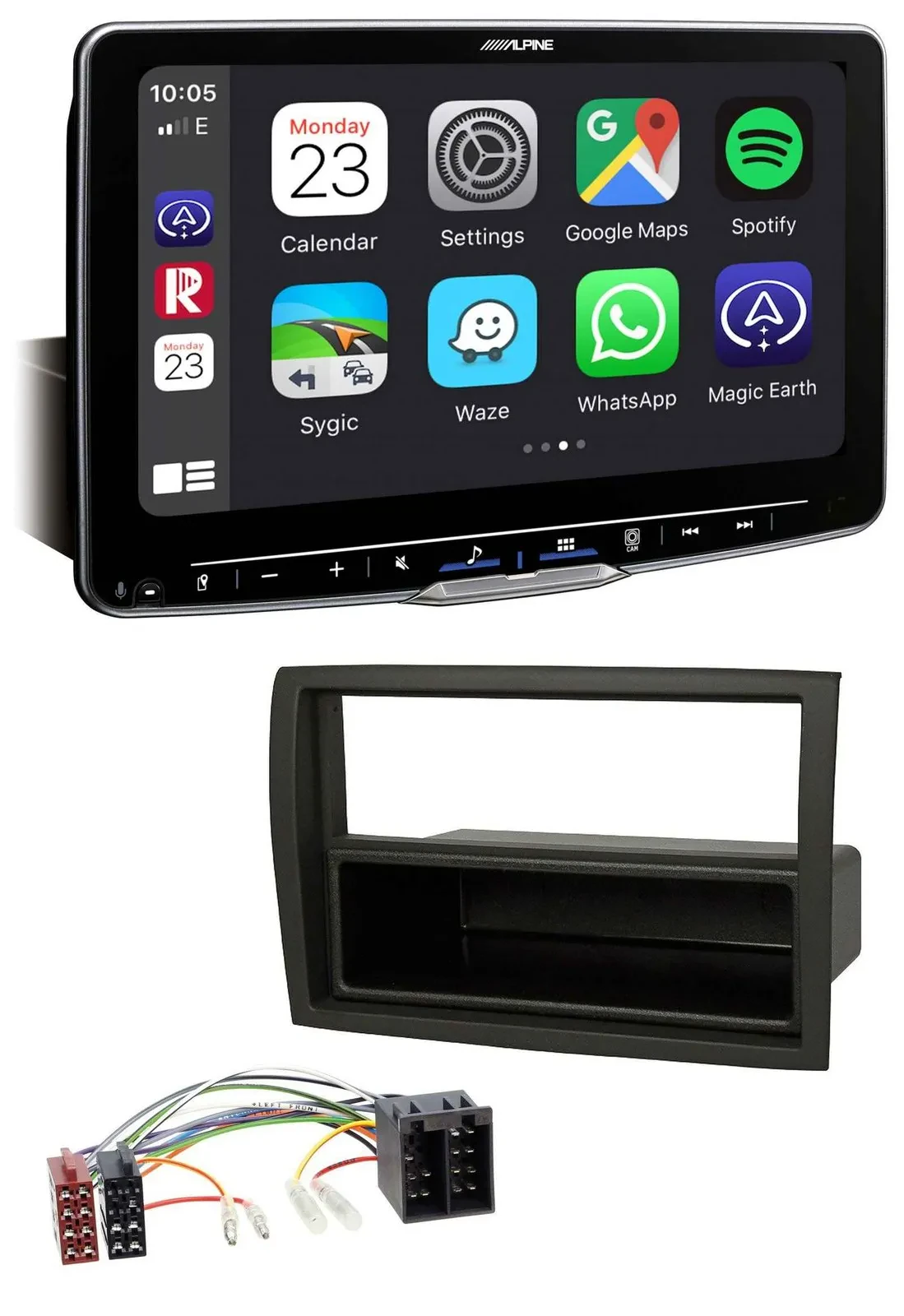 Alpine Bluetooth MP3 USB DAB Autoradio für Citroen Jumper Fiat Ducato Peugeot Bo