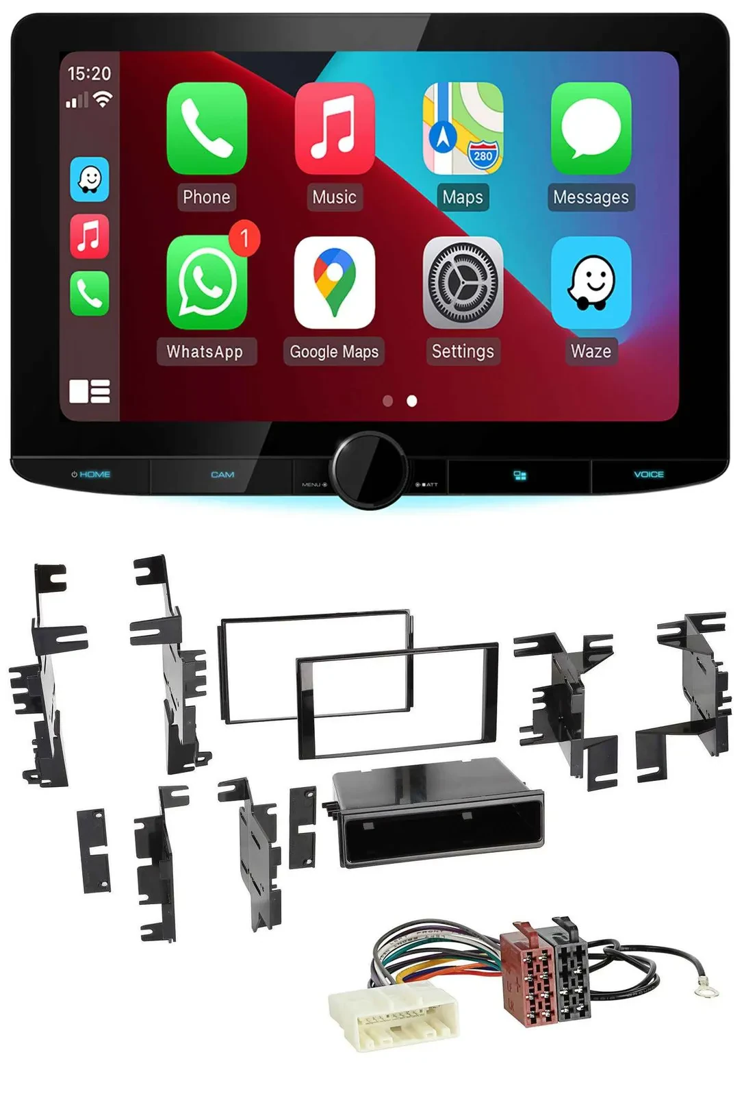 Kenwood MP3 USB DAB Bluetooth Autoradio für Nissan Quest Rogue ab 11 Titan ab 13