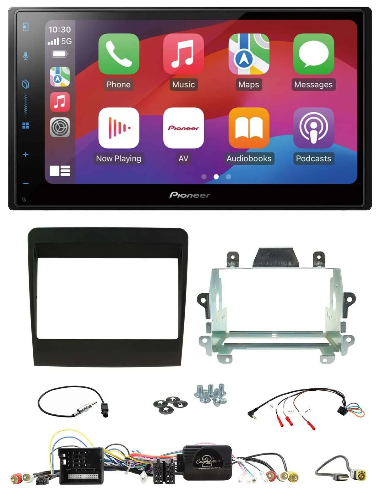 Pioneer DAB USB Lenkrad Bluetooth 2DIN Autoradio für Porsche 911 2011-2017 991