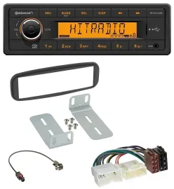 Автомагнитола для Renault Clio (2012–2017) Continental 1-DIN, USB, AUX, MP3