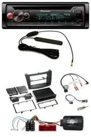 Автомагнитола Pioneer DAB Bluetooth CD USB для Mazda 3 (2009–2013), поддержка аналоговых кнопок на руле