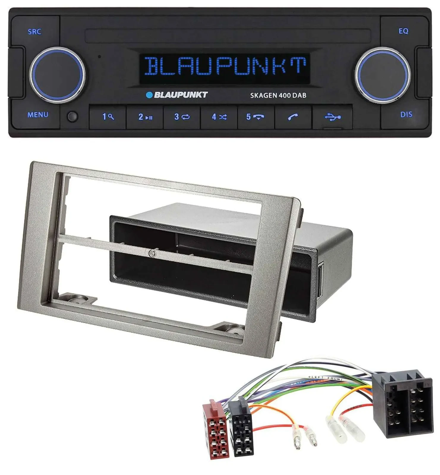 Blaupunkt DAB USB Bluetooth MP3 Autoradio für Iveco Daily (2006-2014) silber