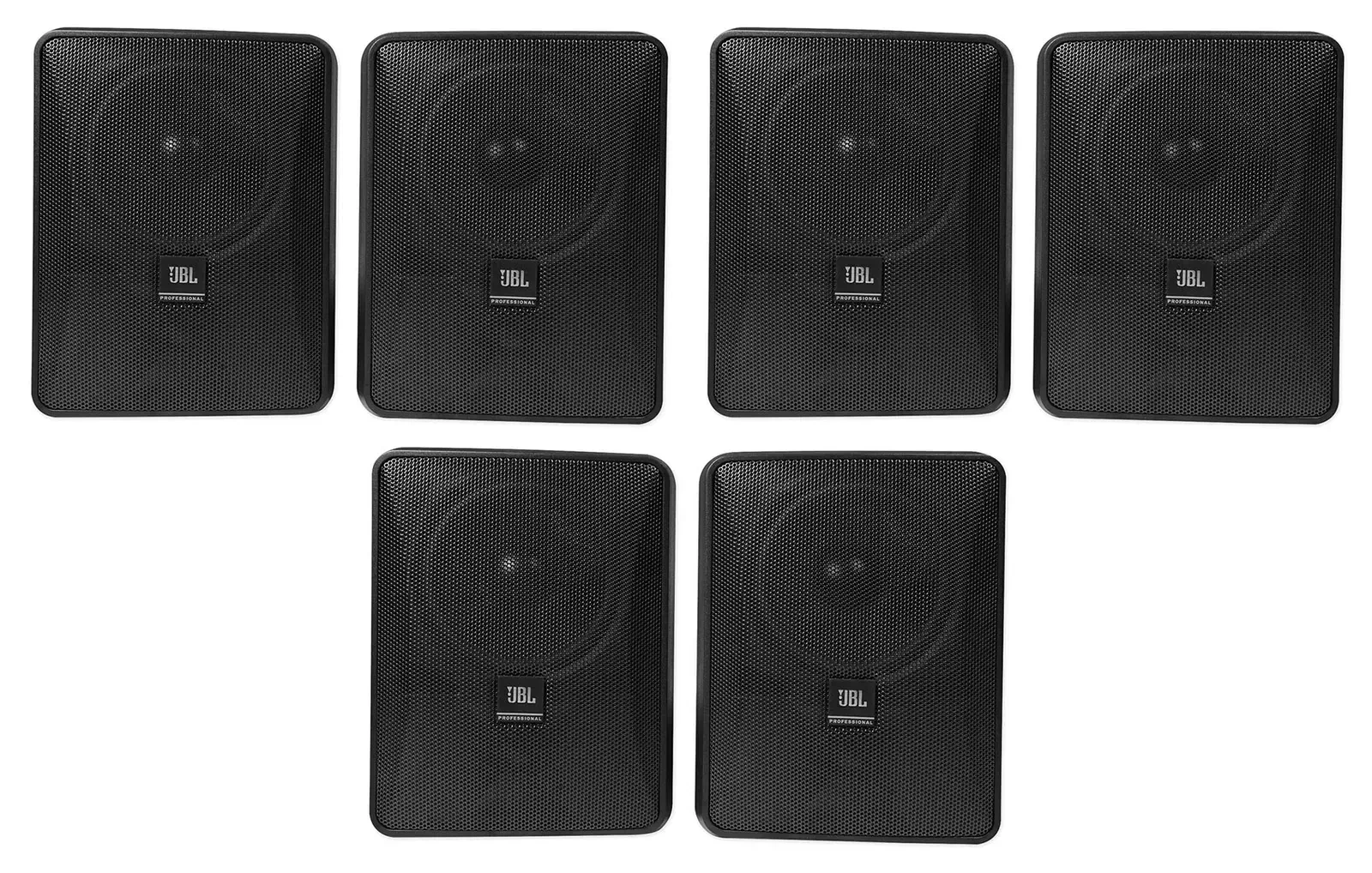 Настенная акустика JBL Control 25-1 Black (6 штук)