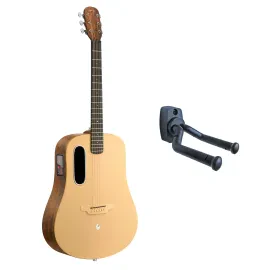 Lava Music ME4 Spruce Gitarre 41 Zoll Brown inklusive Tasche und Wandhalterung