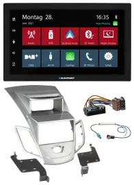 Blaupunkt MP3 Bluetooth DAB 2DIN USB Autoradio für Ford Fiesta 2010-17 Display s