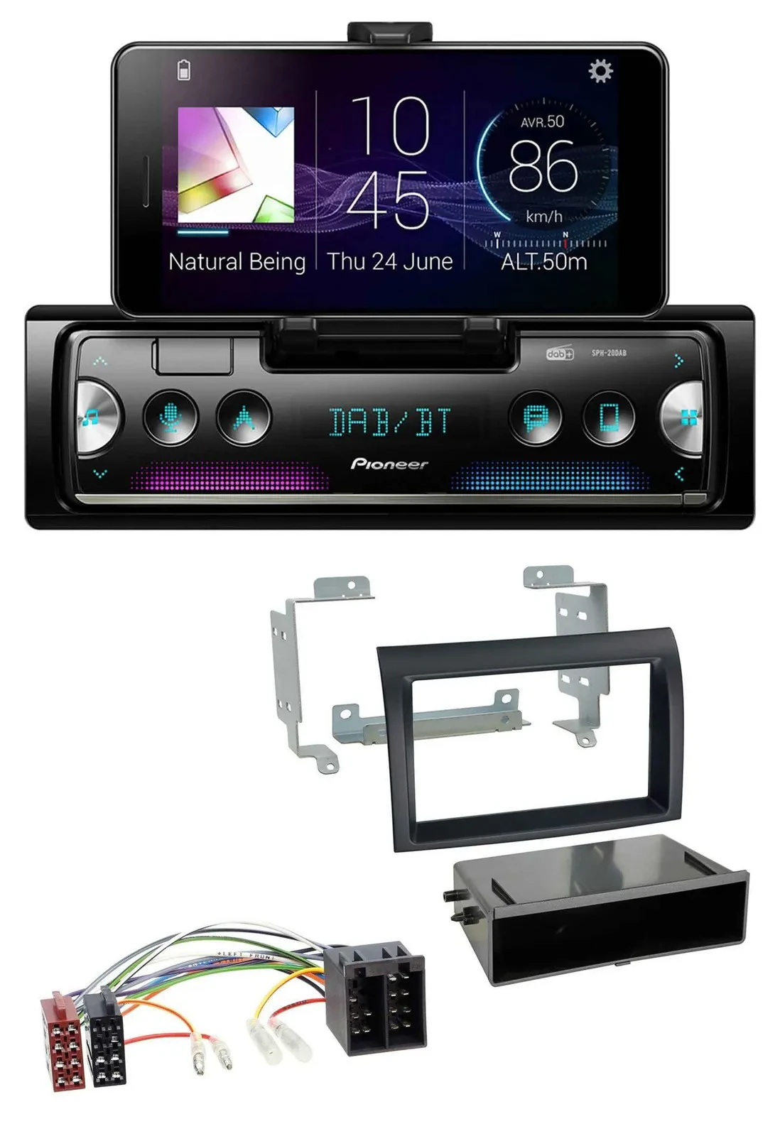 Автомагнитола для Citroen Jumper / Fiat Ducato (2006–2011) Pioneer USB MP3 Bluetooth DAB