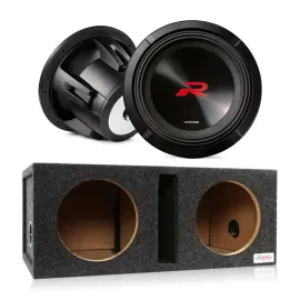 Alpine R2-W12D4 | (2) 750W 12" Subwoofers with Ported Dual Enclosure