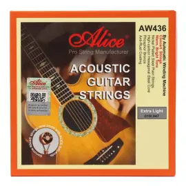 Струны для акустической гитары Alice AW436P-XL Phosphor Bronze Coated 10-47