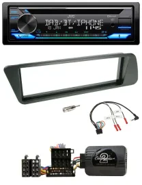 JVC Bluetooth Lenkrad USB DAB CD Autoradio für Peugeot 306 1998-2001