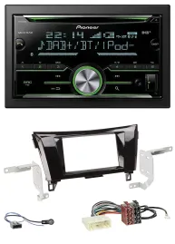 Pioneer Bluetooth MP3 DAB 2DIN USB CD Autoradio für Nissan Qashqai X-Trail ab 14