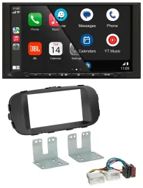 JBL USB 2DIN MP3 Bluetooth AUX Autoradio für Kia Soul ab 14 PS schwarz