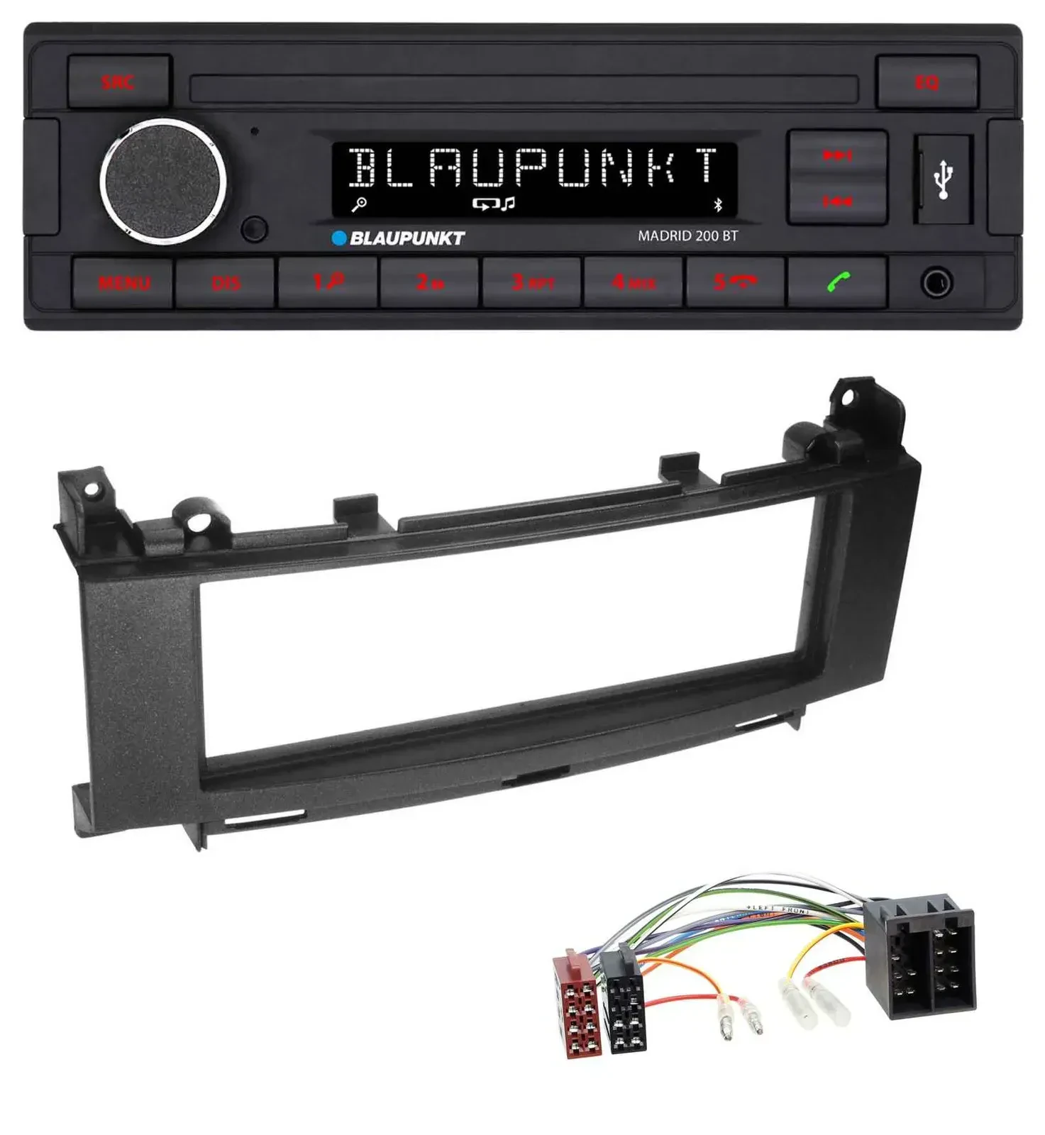 Blaupunkt USB AUX Bluetooth MP3 Autoradio für Mercedes B-Klasse W245 A-Klasse W1