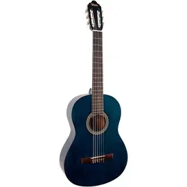 Классическая гитара Valencia VC204TBU-U 200 Series Classical 4/4 Transparent Blue