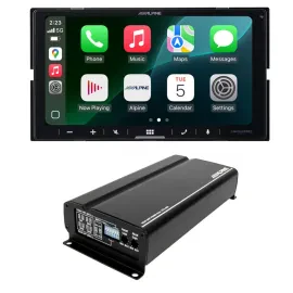 Alpine ILX-W770 | 7" Double DIN Multimedia Receiver + Power Pack Amplifier
