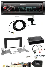 Автомагнитола для Toyota Aygo AB7 (с 2022) Pioneer Bluetooth, DAB, USB, управление с руля, черная