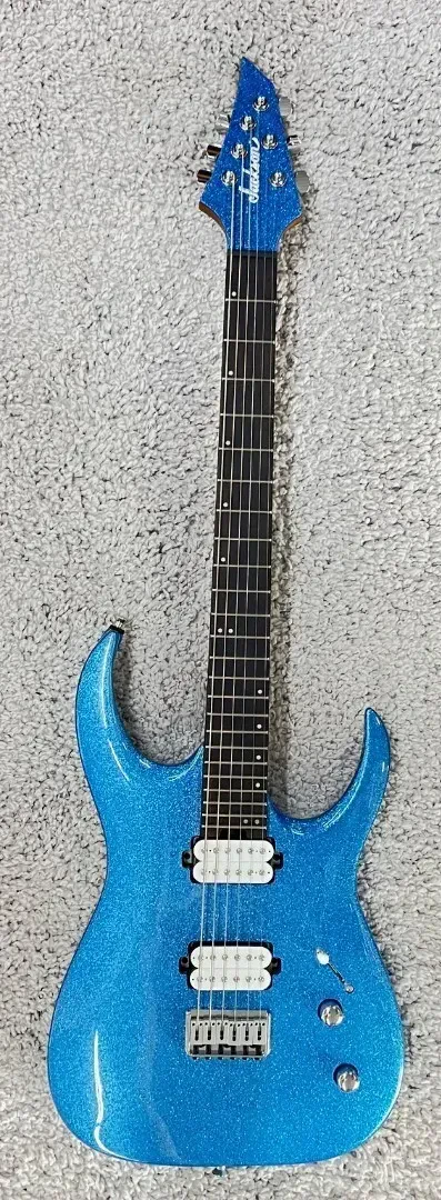 Электрогитара Jackson Juggernaut HT6 Signature Misha Mansoor Pro Plus Series Blue Sparkle