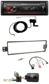 Pioneer 1DIN USB DAB MP3 Lenkrad Autoradio für SsangYong Rexton 2003-2006 ohne T