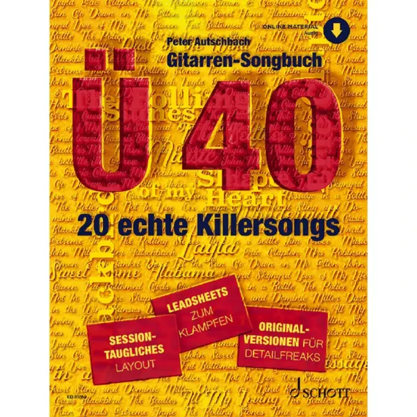 Сборник песен Schott Music Gitarren Songbuch Ü40