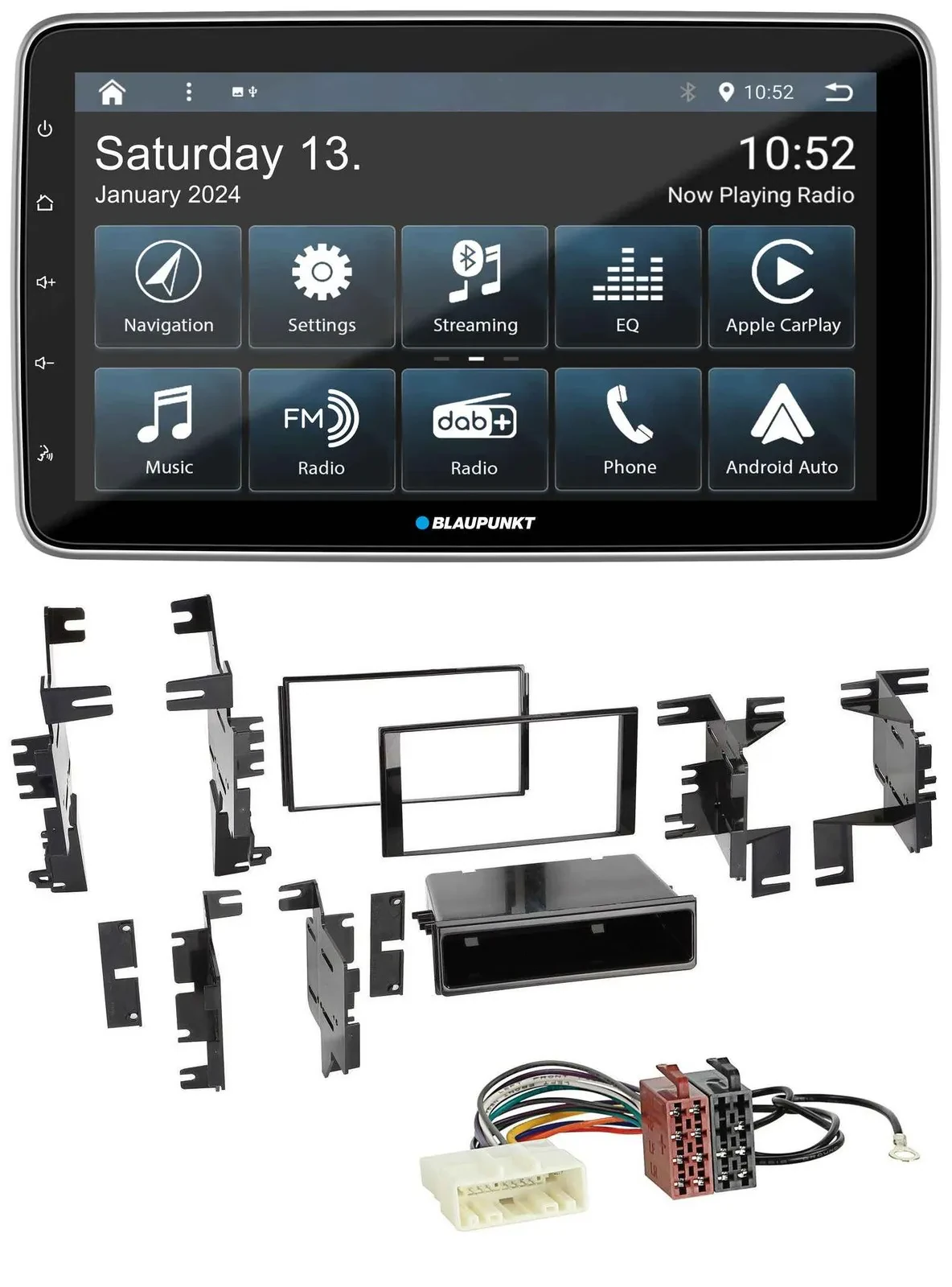 Blaupunkt USB DAB SD MP3 Bluetooth Autoradio für Nissan Versa ab 07 Xterra ab 13