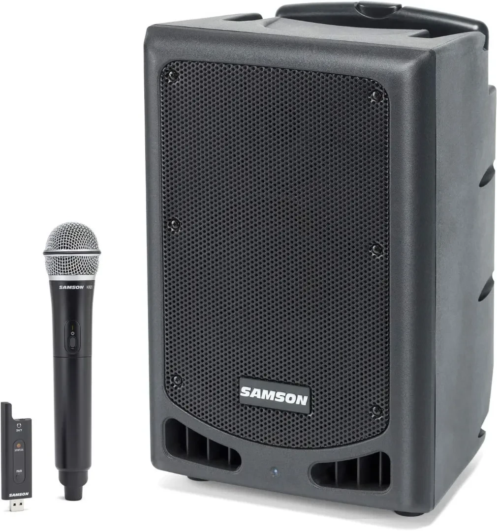 Б/У Портативная акустическая система Samson XP208W серый с Bluetooth
