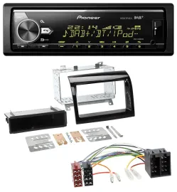 Автомагнитола Pioneer Bluetooth, USB, DAB, MP3 для Peugeot Boxer / Citroen Jumper / Fiat Ducato