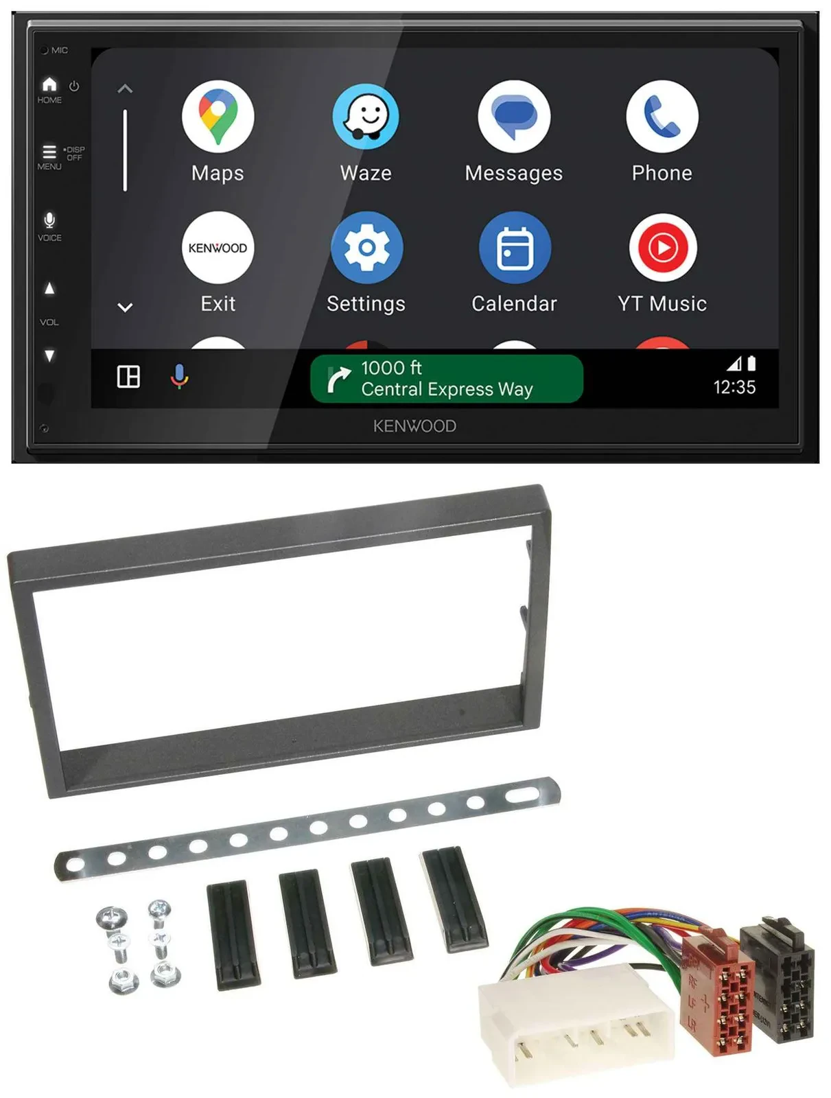 Kenwood DAB Bluetooth USB MP3 2DIN Autoradio für SSangYong Kyron ab 2005