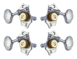GROVER U98-18C Sta-Tite Geared Ukulele Pegs 4 pcs. Chrome