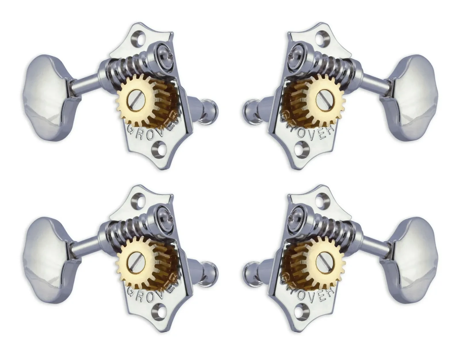 Колки для укулеле Grover U98-18C Chrome (4 штуки)