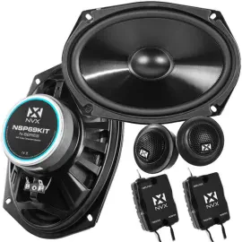 NVX NSP69KIT 320W RMS 6"x9" N-Series 2-Way Speakers w/ Silk Dome Tweeters