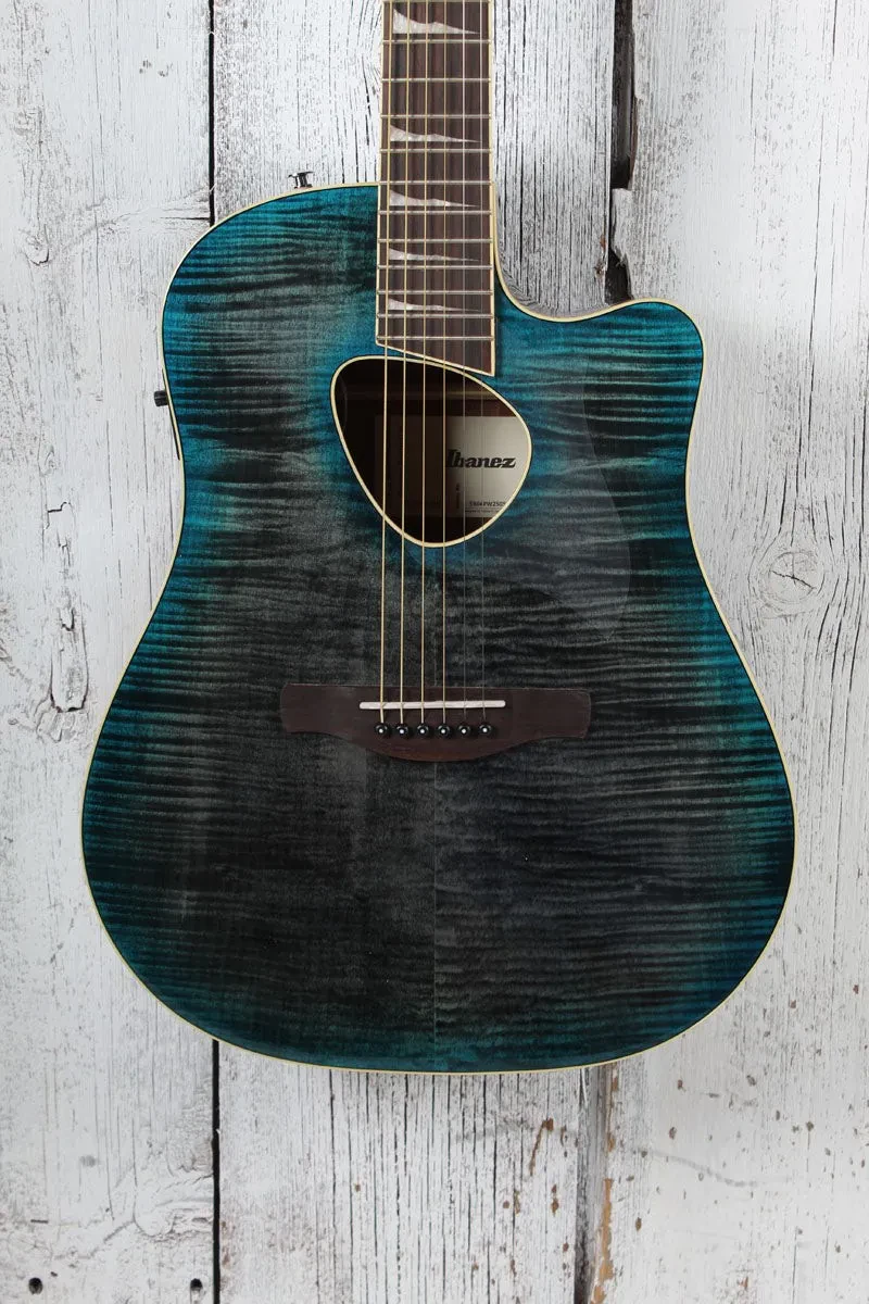 Ibanez Altstar ALT30FM Acoustic Electric Guitar Flame Maple Blue Doom Burst