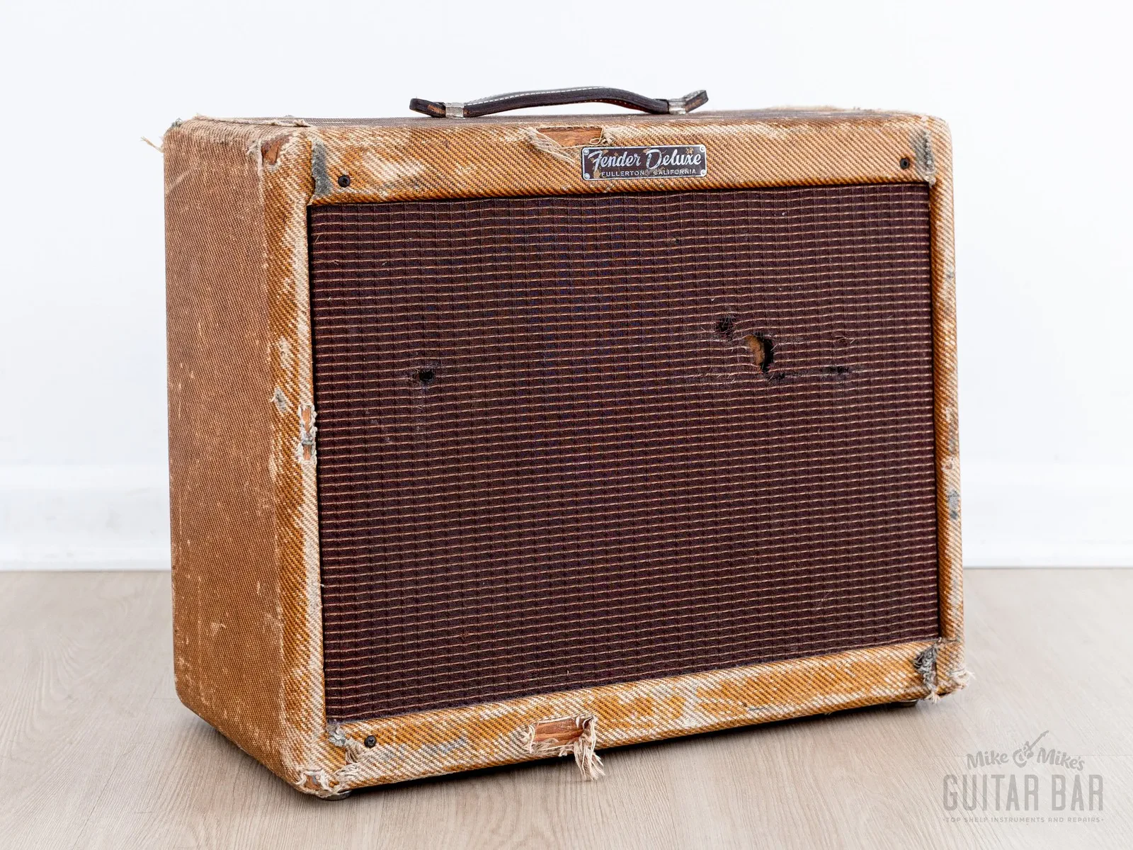 1958 Fender Deluxe Tweed Narrow Panel Vintage Tube Amp 5E3 w/ Jensen P12R