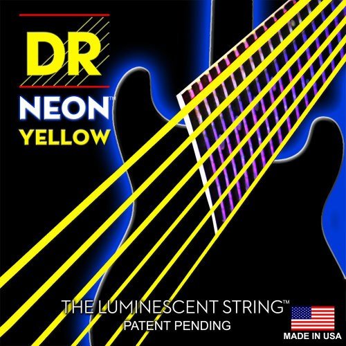 Струны для электрогитары DR Strings NYE-10 Neon Yellow 10-46