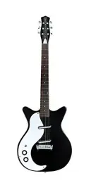 Danelectro Electric Guitar Left Handed '59M NOS+ Page Style Black Lipstick PUs