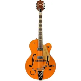 Электрогитара полуакустическая Gretsch G6120T Nashville Hollowbody Vintage Orange Stain