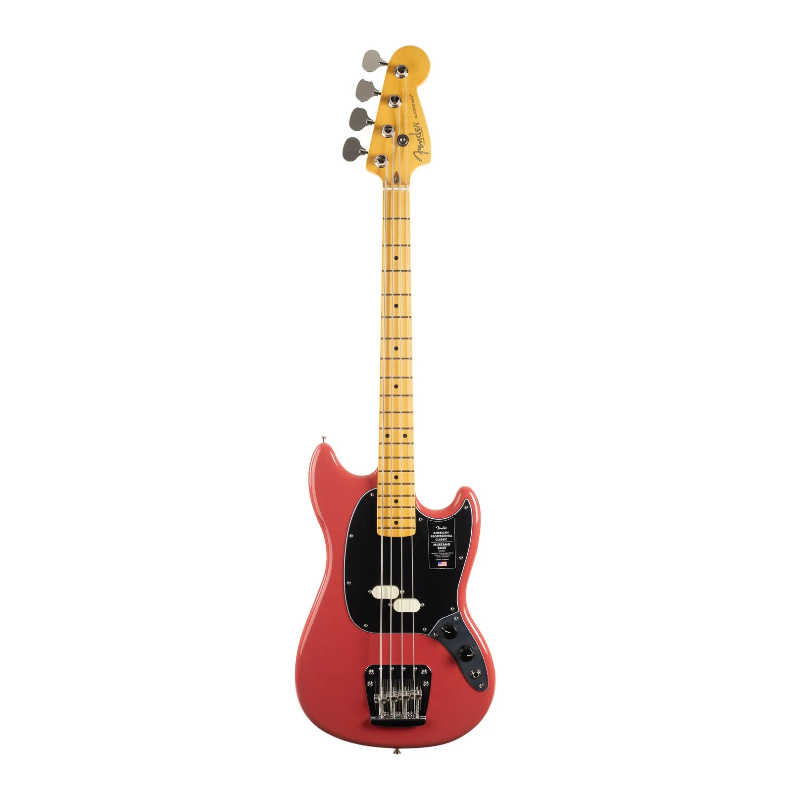 Бас-гитара Fender American Professional Classic Mustang Bass Faded Dakota Red