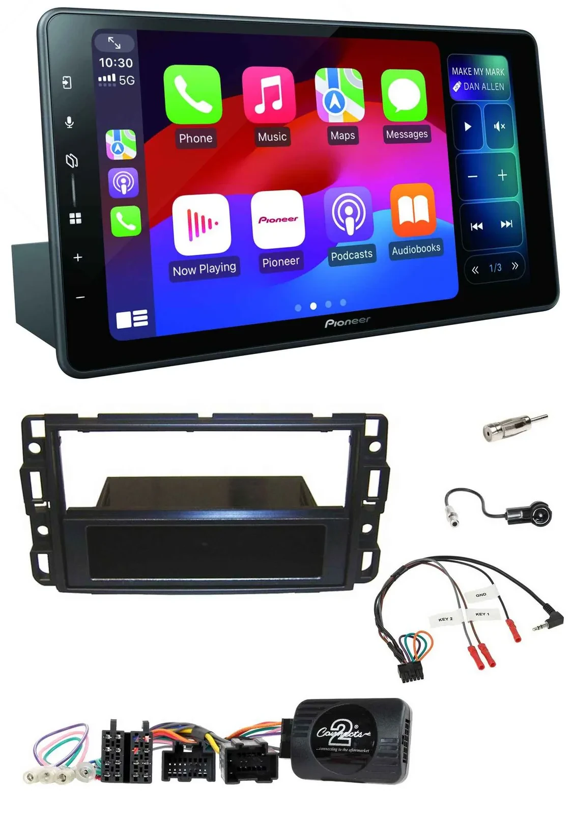 Pioneer Bluetooth DAB Lenkrad USB Autoradio für Cadillac BLS YSCF 2006-2010
