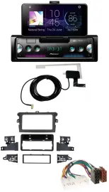 Pioneer DAB Bluetooth MP3 USB Autoradio für Toyota Corolla 2009-2012 silber