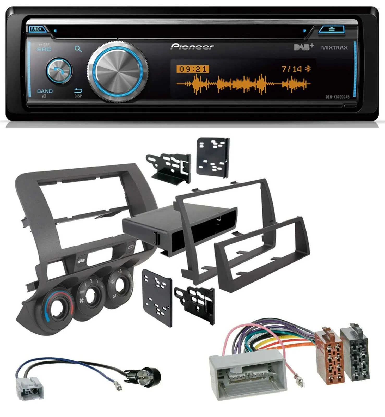 Pioneer MP3 DAB USB CD Bluetooth Autoradio für Honda Fit 06-07 nur US-Importe