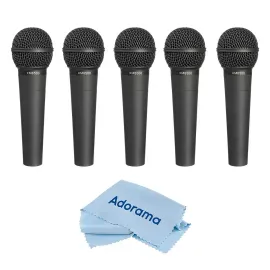 Микрофон для вокала Behringer ULTRAVOICE XM8500, динамический, кардиоидный (набор, 5 шт.)