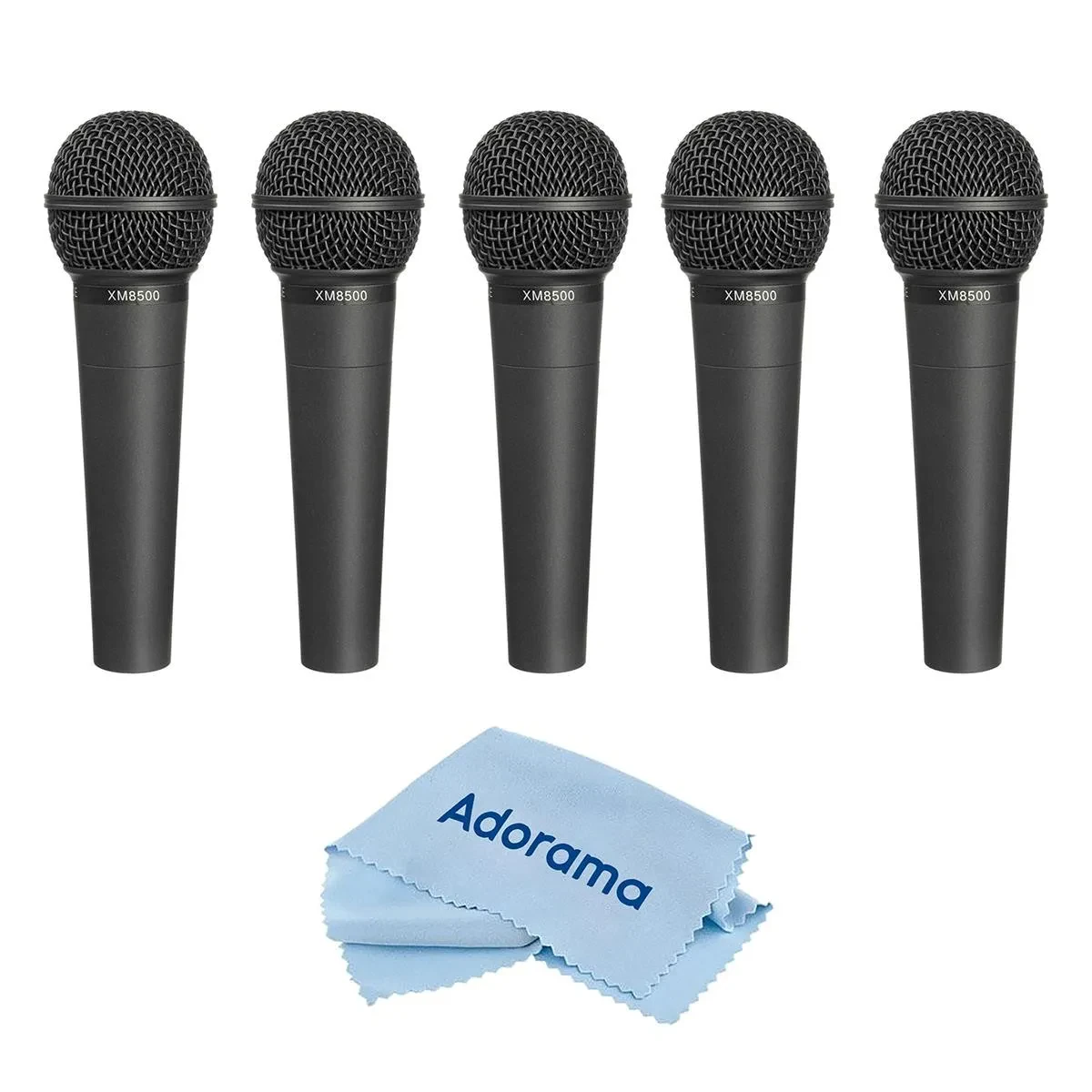 Микрофон для вокала Behringer ULTRAVOICE XM8500, динамический, кардиоидный (набор, 5 шт.)
