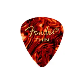 Медиаторы Fender 351 Shape Picks, 12 Count, Shell, Thin