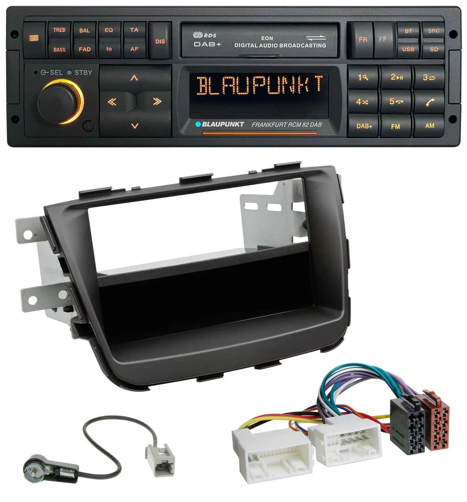 Blaupunkt USB DAB SD MP3 Bluetooth Autoradio für Kia Sorento II XM Facelift 12-1