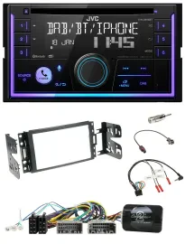 JVC Lenkrad USB 2DIN DAB Bluetooth CD Autoradio für Jeep Grand Cherokee 2011-201