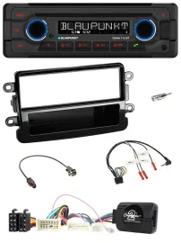 Автомагнитола Blaupunkt CD/MP3, Bluetooth, USB, для Dacia (с 2012), черный глянец