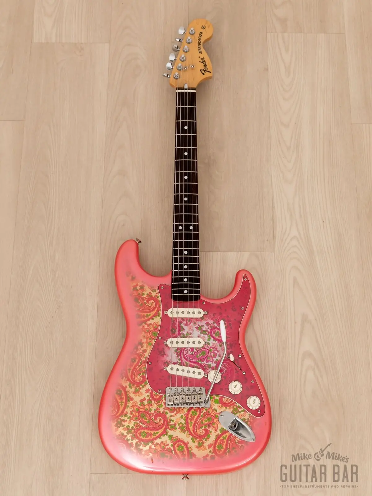 Электрогитара Fender Order Made Stratocaster ‘72 Vintage Reissue ST72 Pink Paisley Japan 1994