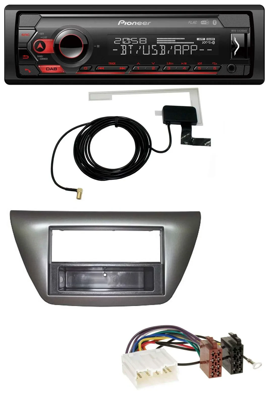 Pioneer DAB USB MP3 Bluetooth Autoradio für Mitsubishi Lancer Evo 2004-2008